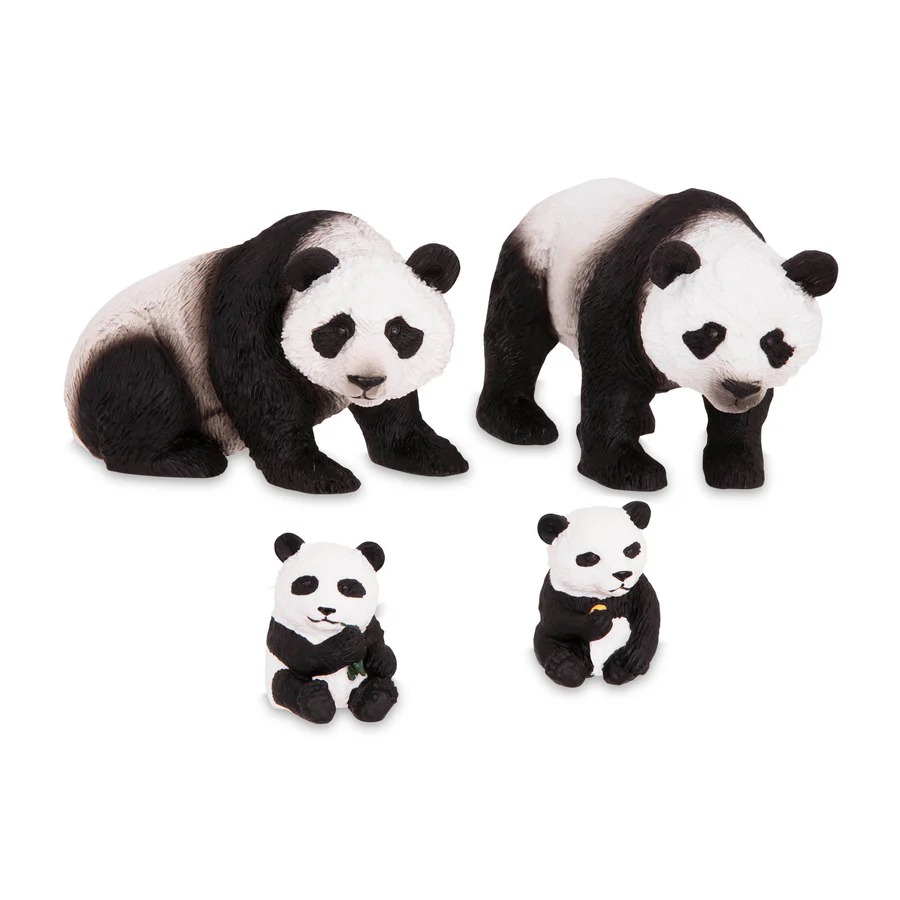 Set x4 Familia de - Osos Panda Terra