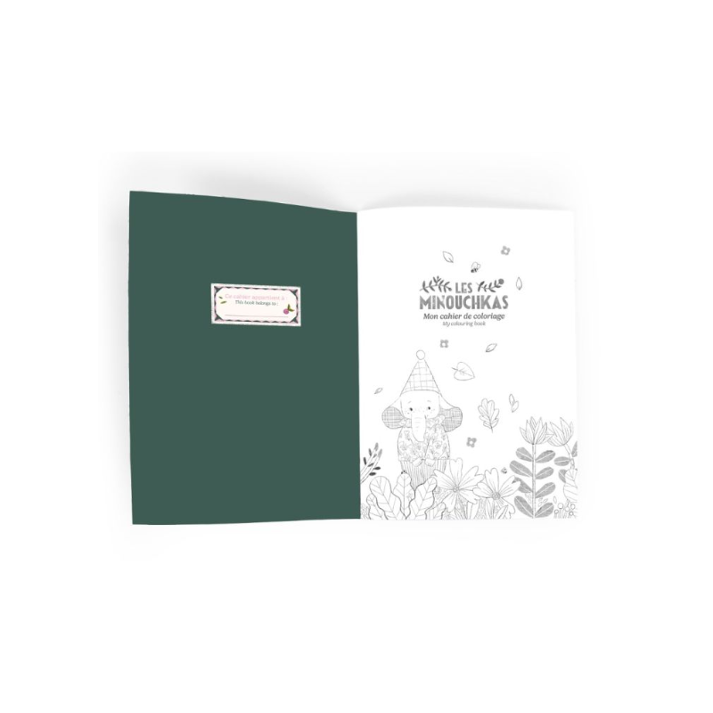 Cuaderno Para Colorear Minouchkas - 36 Pag. Moulin Roty