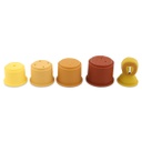 Stacking Cups - 5Pcs - Mr, Lion Trixie
