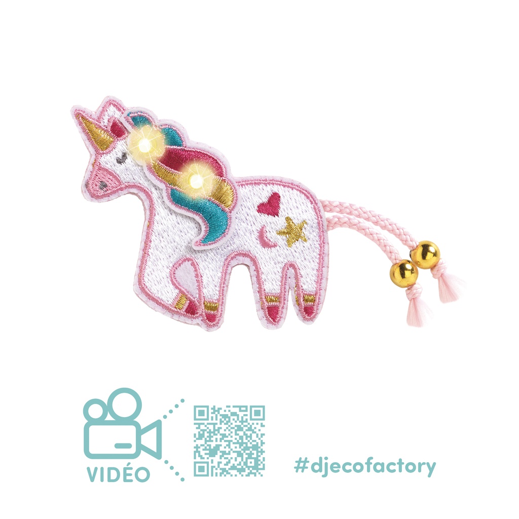 Brooch - Sweet unicorn Design by by Djeco