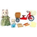 Cycling w/ mother SYLVANIAN FAMILIES