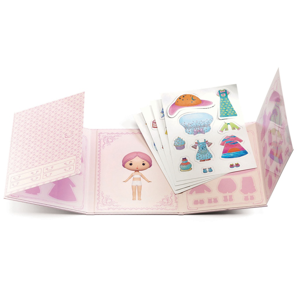 Miss Lilypink - Stickers removable Djeco