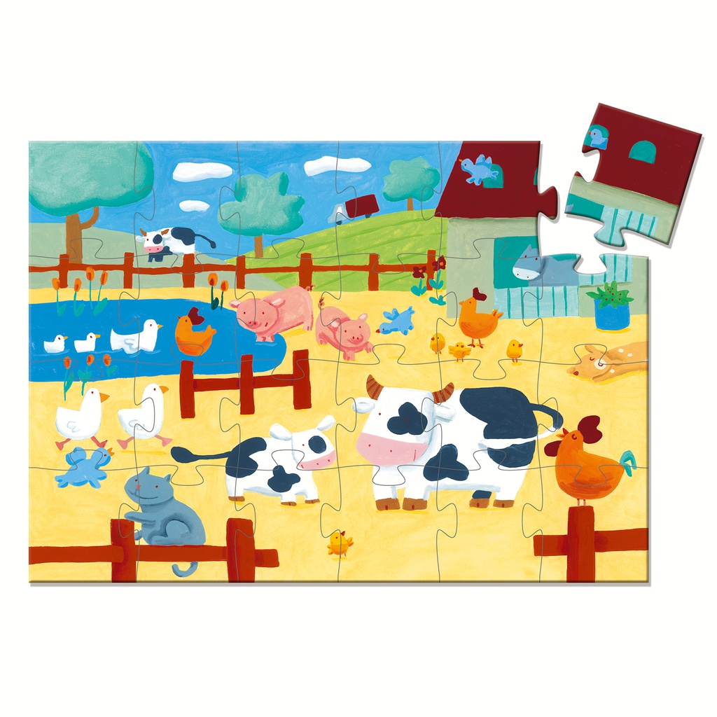 The Cows On The Farm - 24 Pcs Djeco