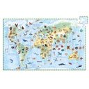 World'S Animals + Booklet - 100 Pcs Djeco