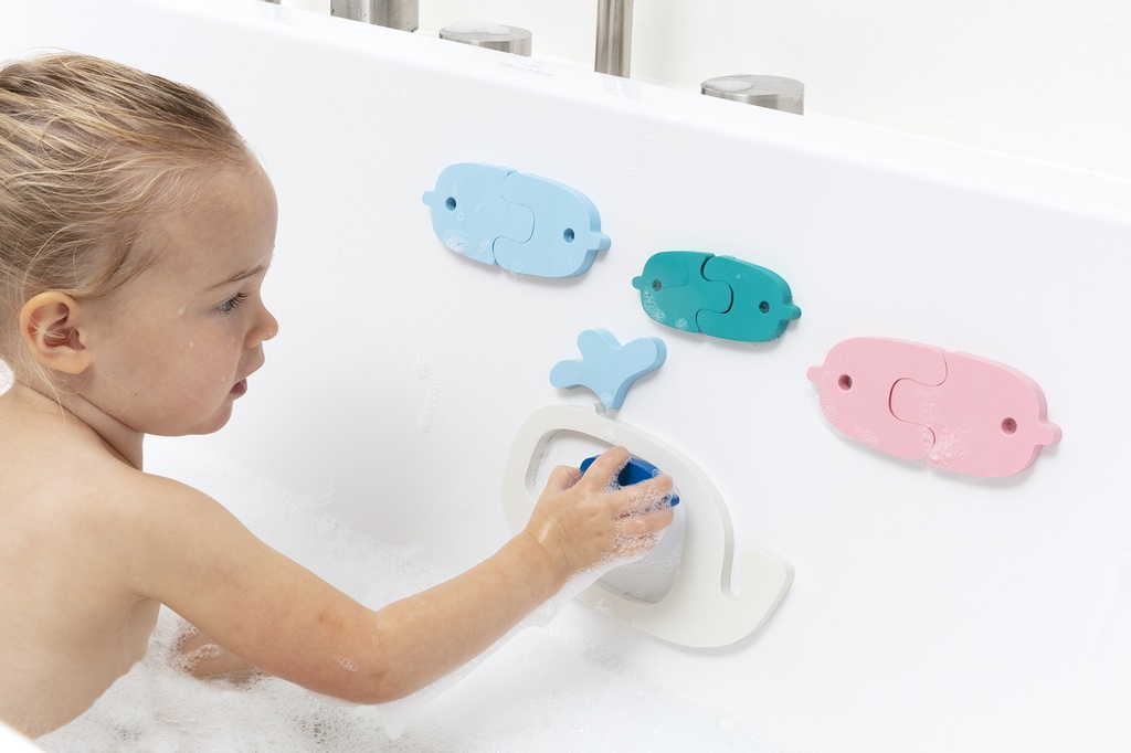 Bath Puzzle Whale Quut