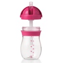 Botella Transition straw cup rosa OXO