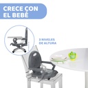 Pocket Asiento Elevador Dark Grey Chicco