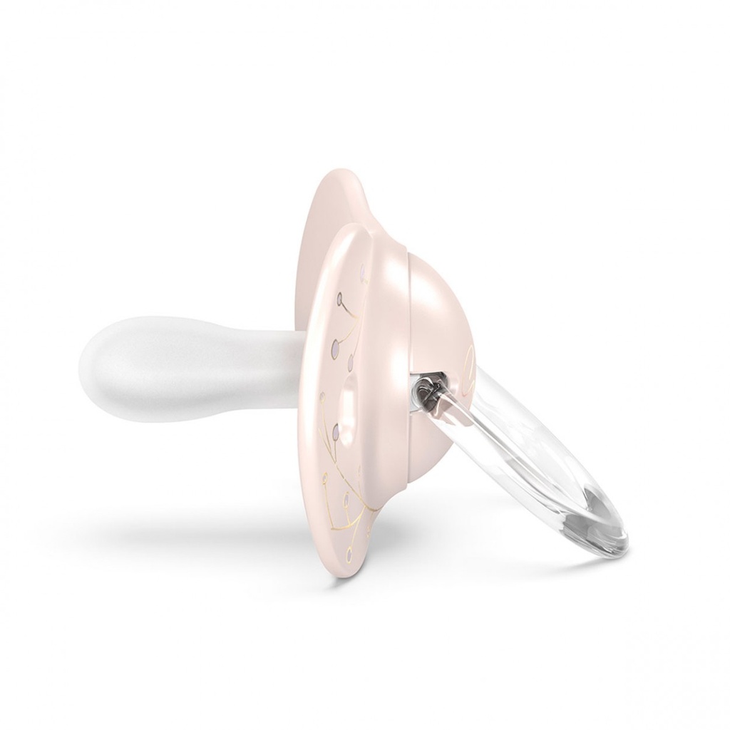 Chupete Fisio. Sx Pro +18M Gold Rosa Silicona Suavinex