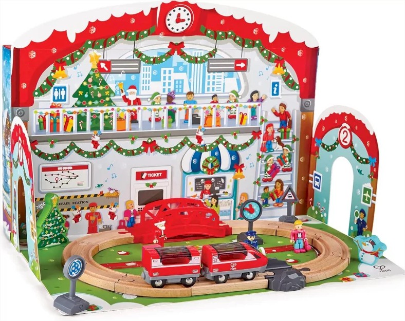 Estacion de tren - calendario adviento Hape