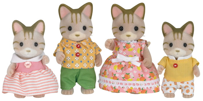 Striped Cat Family Sylvanian Families