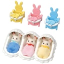 Triplets Care Set Sylvanian Families
