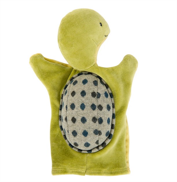 Camille The Turtle Hand Puppet La Grande Famille Moulin Roty