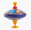 Large Fanfare Spinning Top Les Jouets Métal Moulin Roty