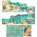 Juego de actividades con stickers - Sirenas Petit Collage