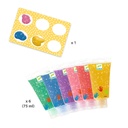 6 Tubes Of Finger Paint - Glitter Djeco