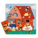 3 Layers Puzzle - Chez Moo - Fsc 100% Djeco