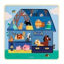 3 Layers Puzzle - Chez Moo - Fsc 100% Djeco