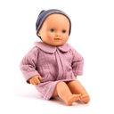 Baby Doll 32 Cm Dressed - Baby Dahlia Purple Djeco