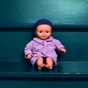 Baby Doll 32 Cm Dressed - Baby Dahlia Purple Djeco