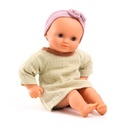 Baby Doll 32 Cm Dressed - Baby Pistache Djeco