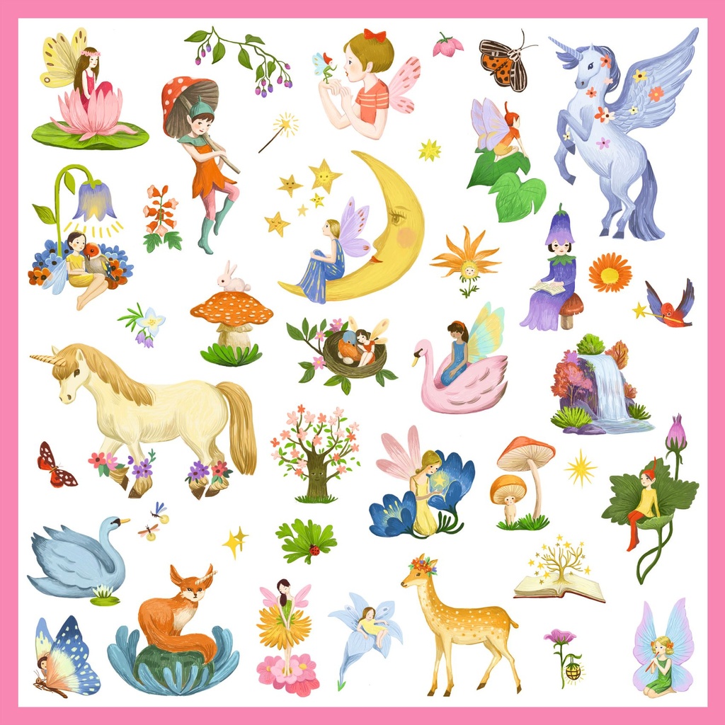 Stickers Textures - Fantasy - Fsc Mix Djeco