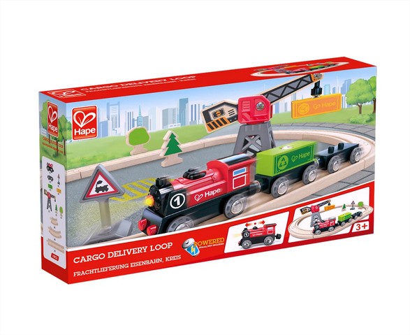 Pista de tren despacho de carga Hape