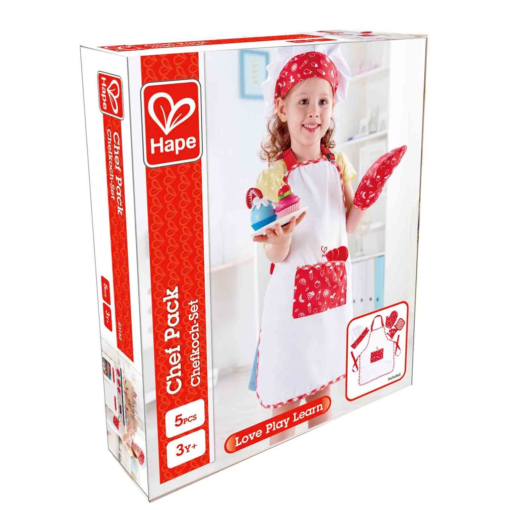 Set de cocinero (Delantal y accesorios) Hape