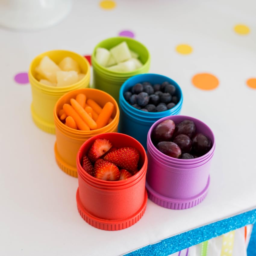 Recipiente Con Tapa Para Snacks Apilable - Navy Blue Re-Play