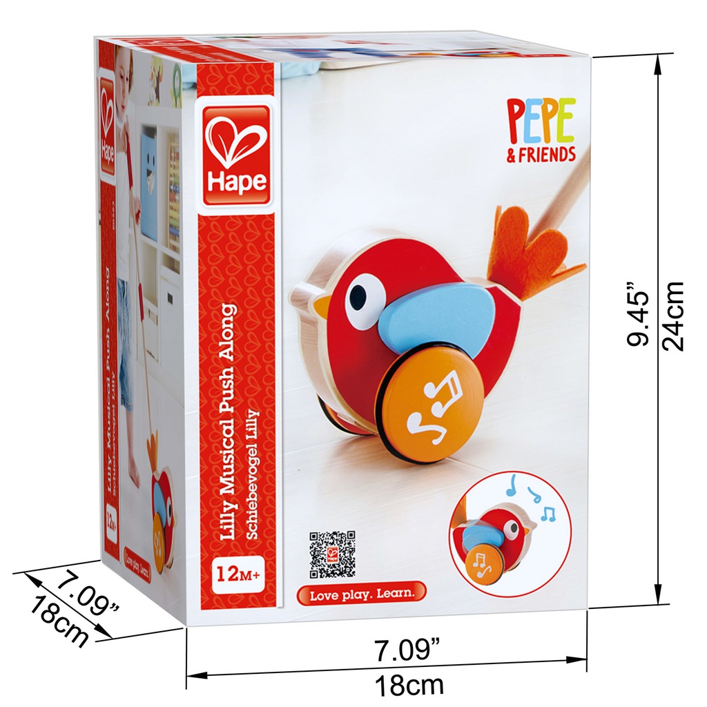 Lily De Arrastre Pepe &amp; Friends Hape
