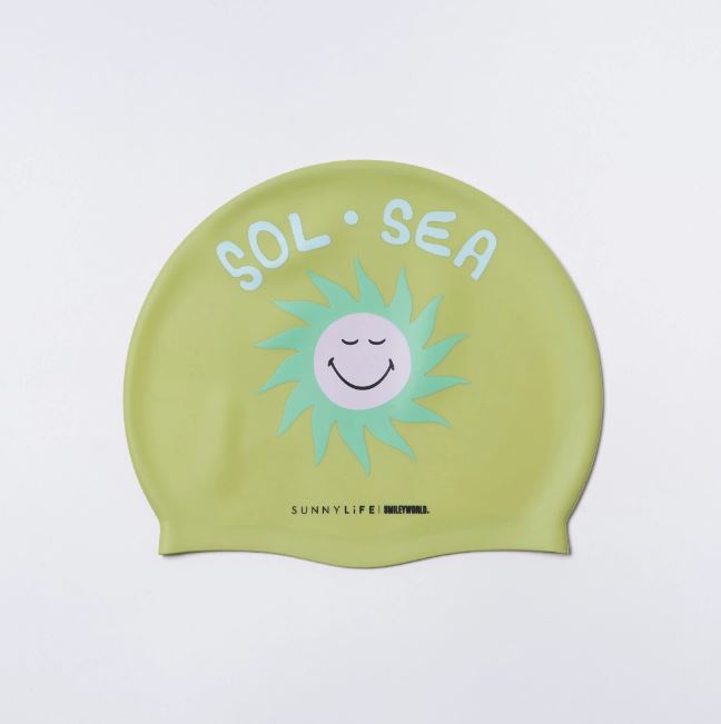 Gorra De Natación (3-9Y) - Smiley World Sol Sea  Sunnylife