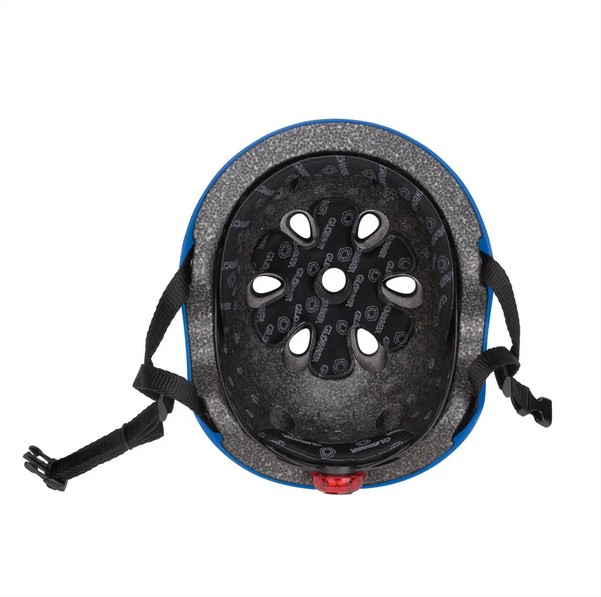 Casco azul con luz 48-53cm GLOBBER