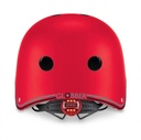 Casco rojo  con luz 48-53cm GLOBBER