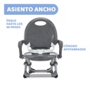 Pocket Asiento Elevador Dark Grey Chicco - Peekaboo