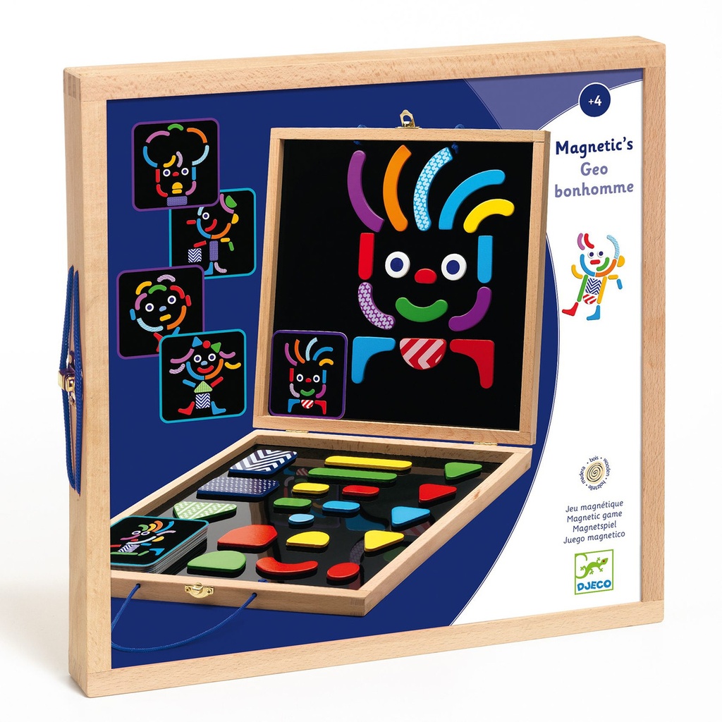 Juego Maderas Imantadas Geobonhomme Djeco - Peekaboo