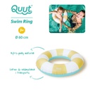 Swim Rings Medium Banana Blue (60Cm) Quut