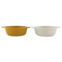Bowl 2-pack Mustard Trixie