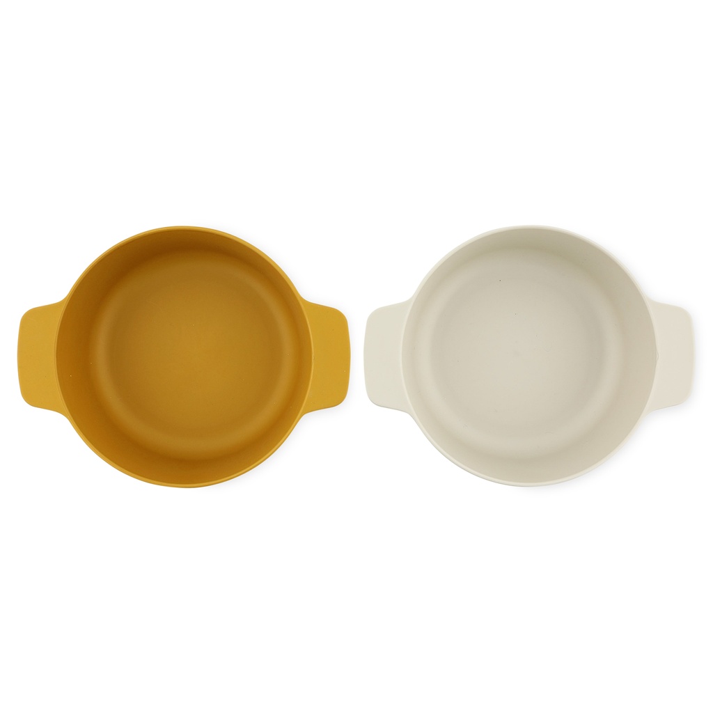 Bowl 2-pack Mustard Trixie