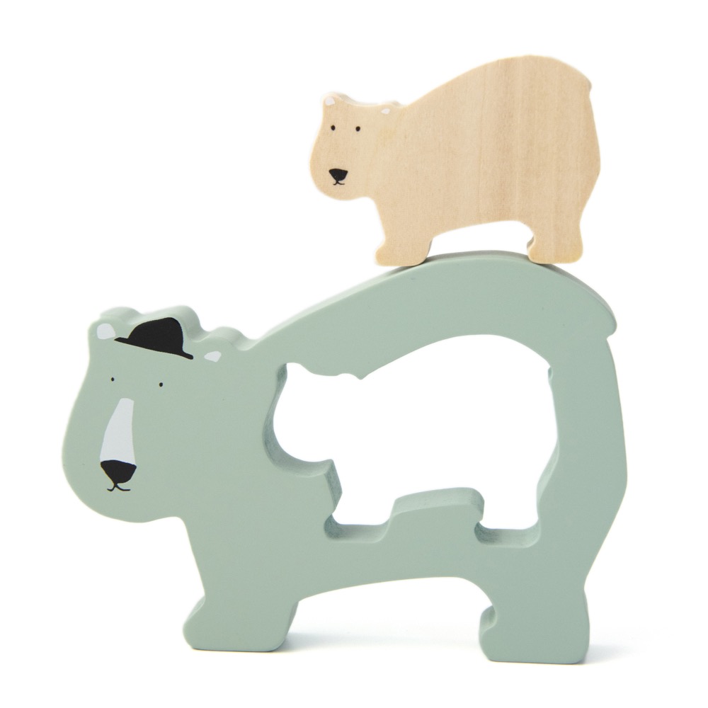Wooden Puzzle Mr. Polar Bear Trixie