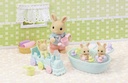 La hora del baño de los trillizos Sylvanian Families