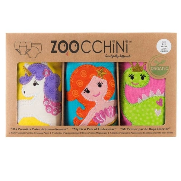 Set x3 de bombachas de entrenamiento Diseño Unicornio Zoocch