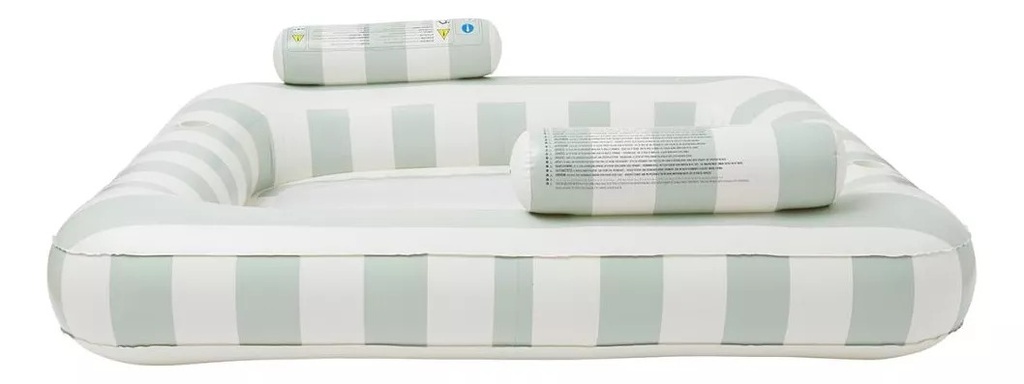 Colchoneta inflable piscina 2 personas Vacay Stone Sunnylife