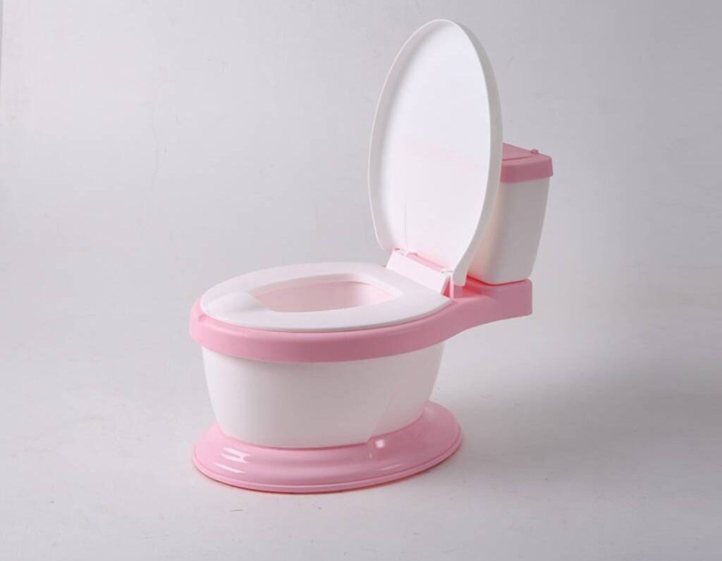 Pelela bebe tipo inodoro rosa AKA
