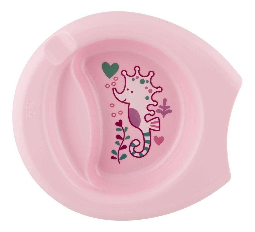 Easy Feeding Plate (rosa, celeste, verde) CHICCO