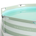 Piscina Luxe Old Green Striped SE Frame Pool - 305x76 cm