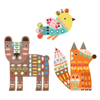 Tres Animales Gigantescos Djeco