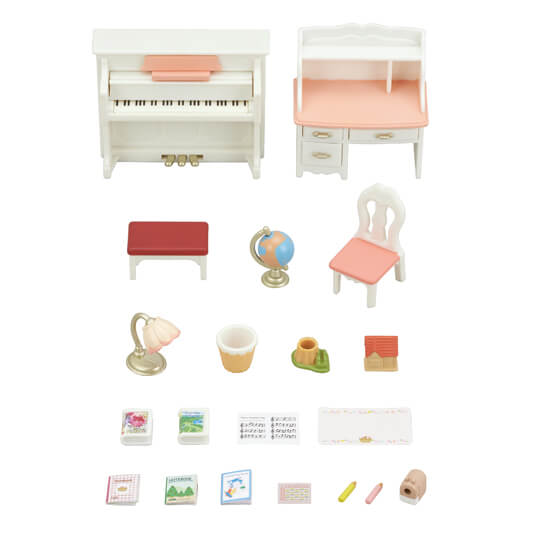 Piano Desk Set Sylvanian Families