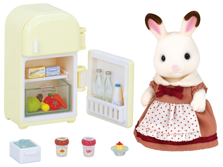 Chocolate Rabbit Mother Set (Fridge) Sylvanian Families