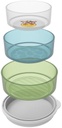 Bowls de aprendizaje con antideslizante jirafa Skip Hop