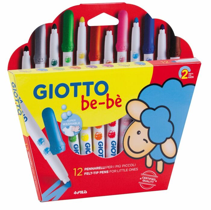 Marcadores Be-Be x 12  Giotto