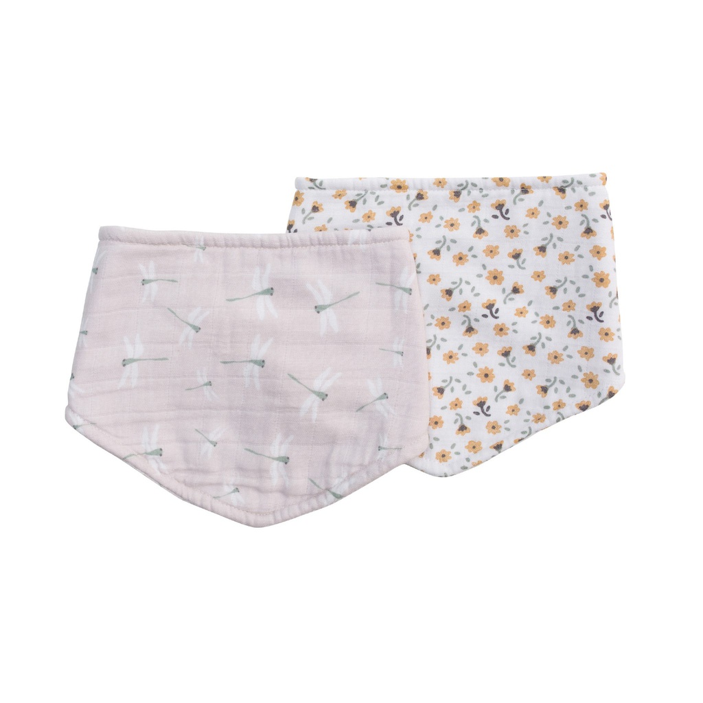 Set x2 babero bandana Vintage &amp; Dragonfly Lulujo